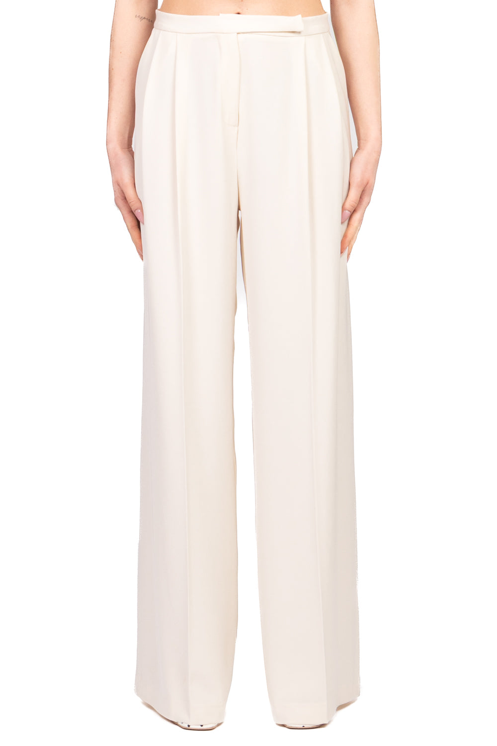 Tensione In - Pantalone palazzo con pinces fluido Art. PE26196