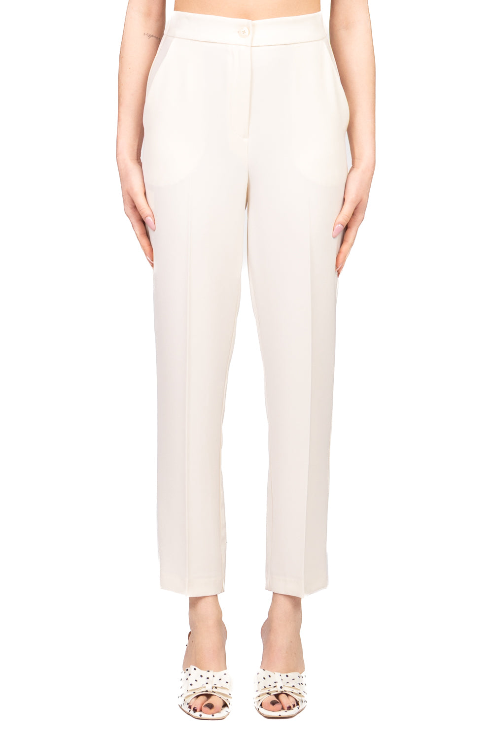 Tensione In - Pantalone sigaretta fluido Art. PE26107