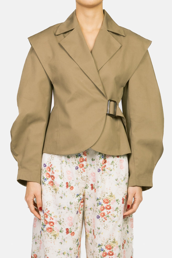 Dixie - Trench corto chiusura asimmetrica Art. VAIC1MH