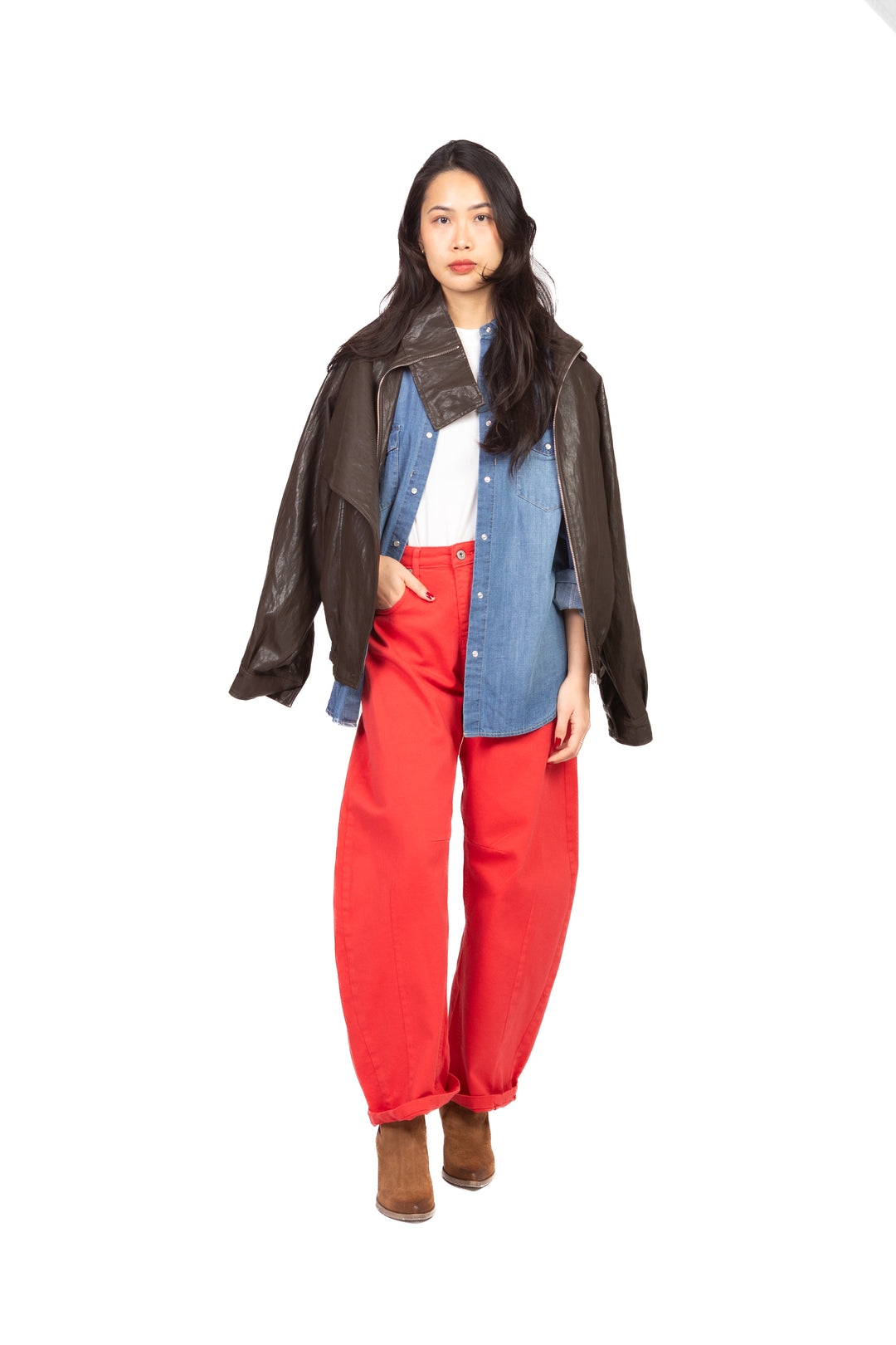 Have One - Bomber ecopelle chiusura asimmetrica Art. JFW-Q082