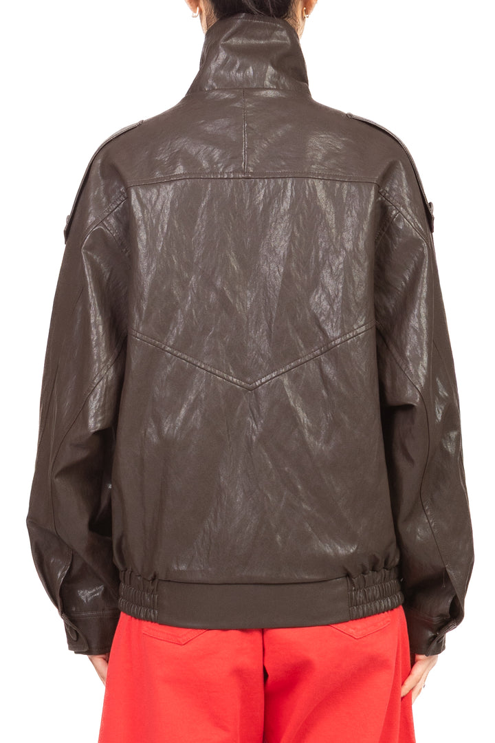 Have One - Bomber ecopelle chiusura asimmetrica Art. JFW-Q082