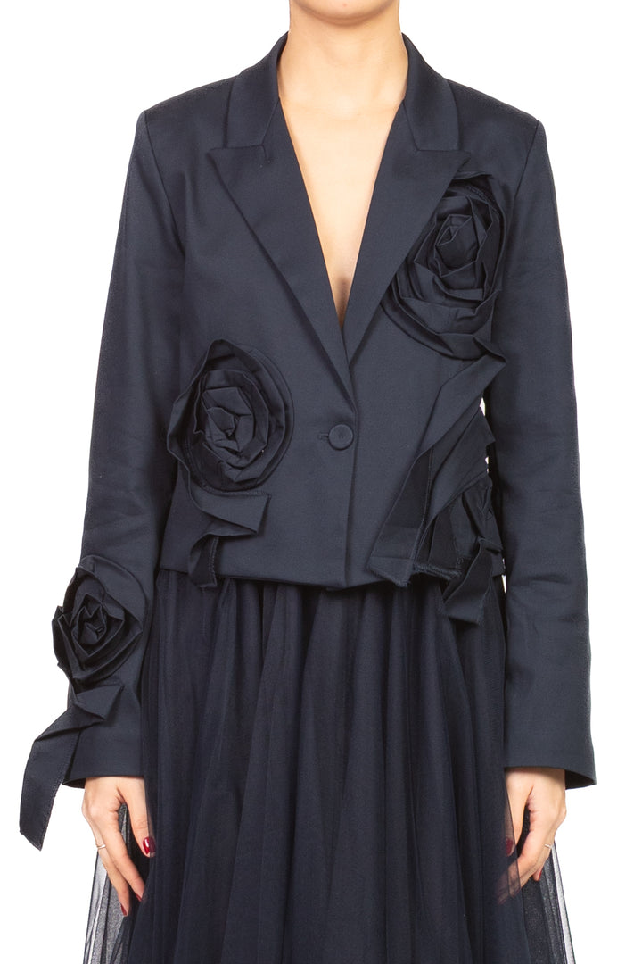 Tensione In - Giacca crop con applicazioni Art. 38739