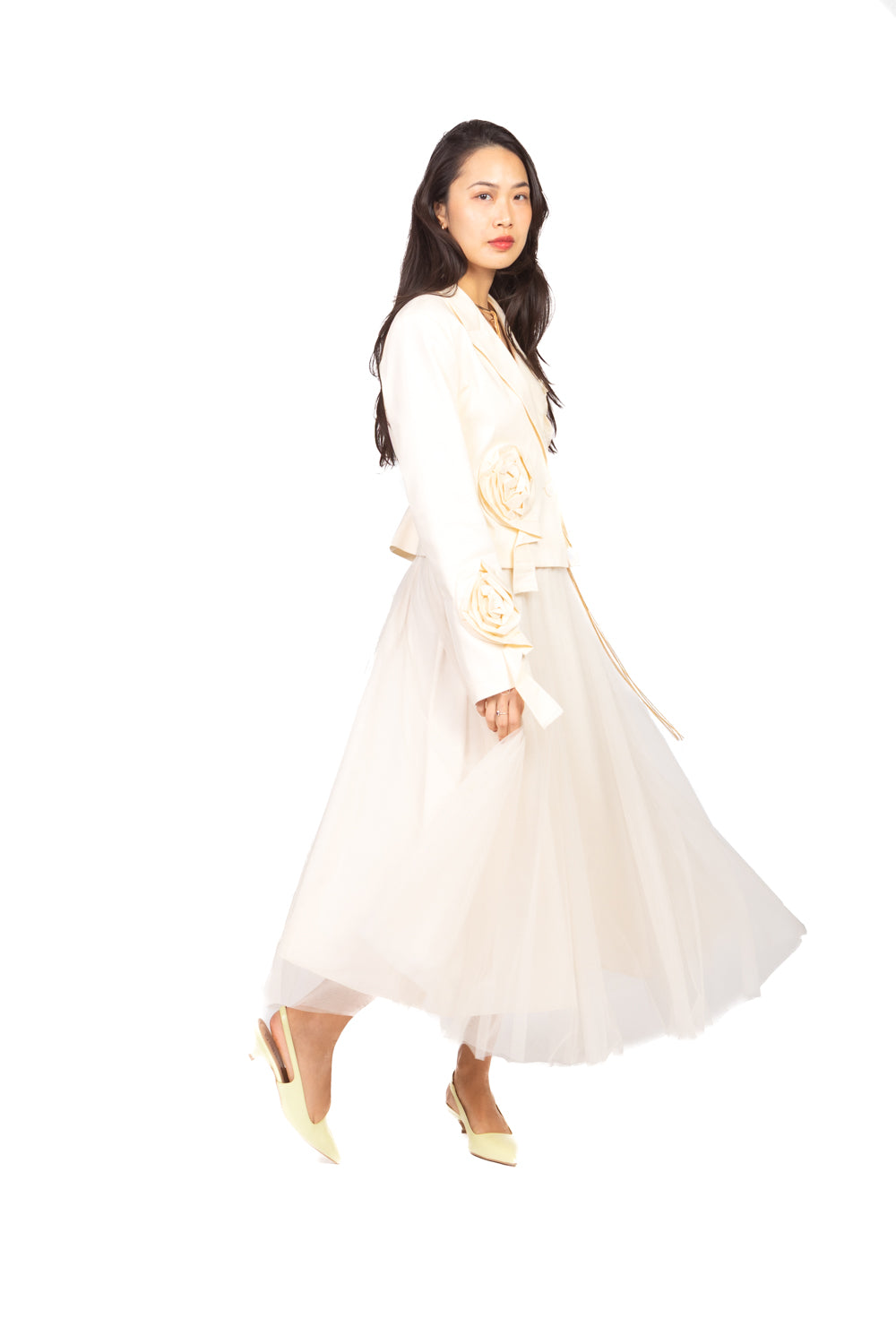 Tensione In - Giacca crop con applicazioni Art. 38739