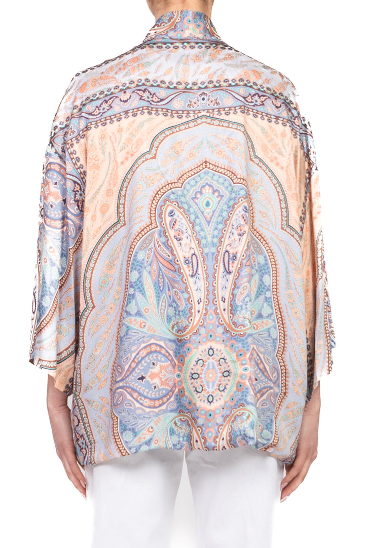 Dixie - Kimono in satin fantasia floreale Art. JDHP1NA