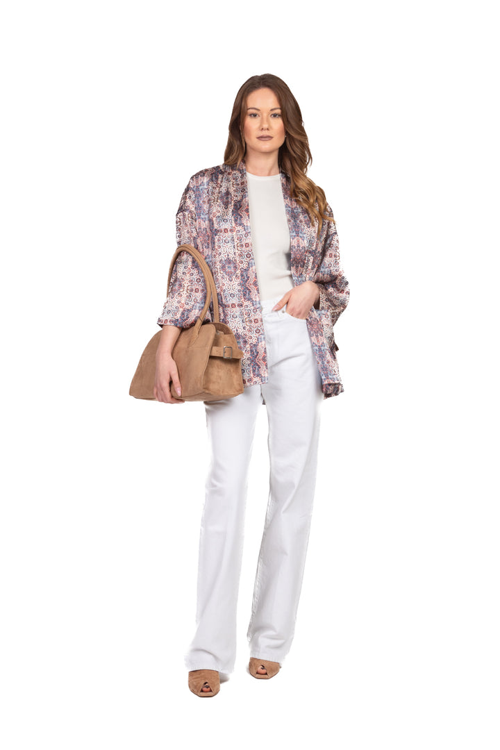 Dixie - Kimono in satin fantasia damascata Art. JDHP1OF