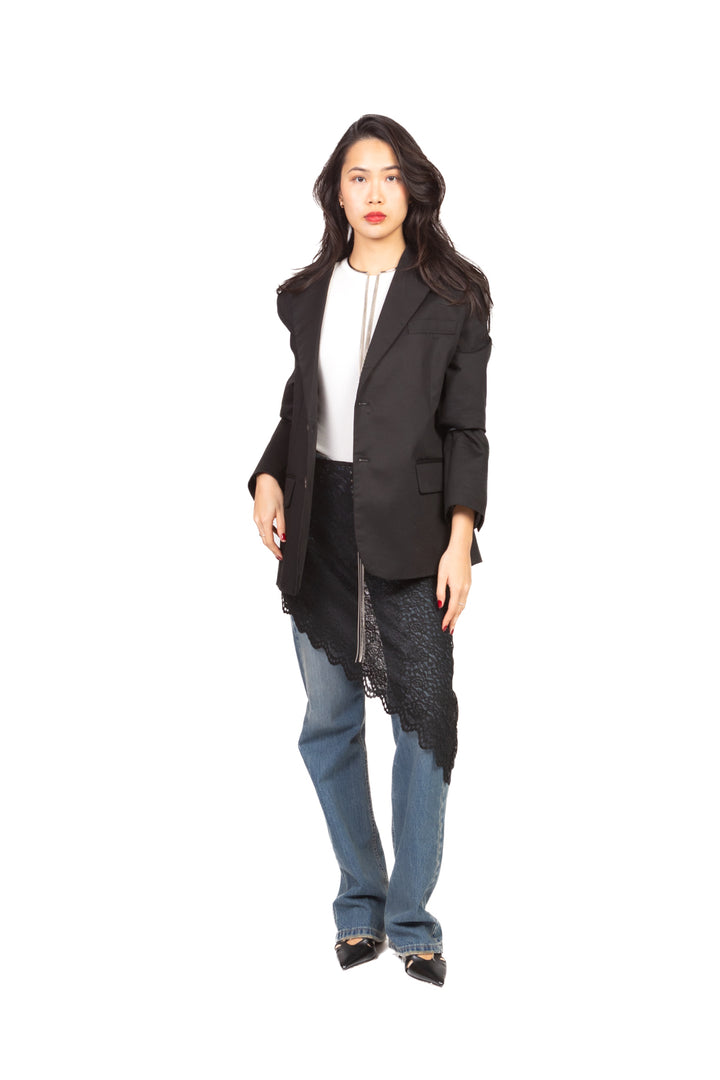 Vicolo - Gonna asimmetrica in pizzo  Art. TAB1266