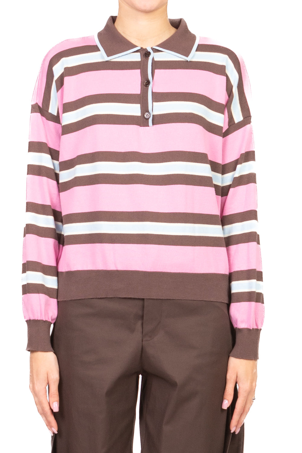 Vicolo - Maglia polo a righe Art. 2AB2139