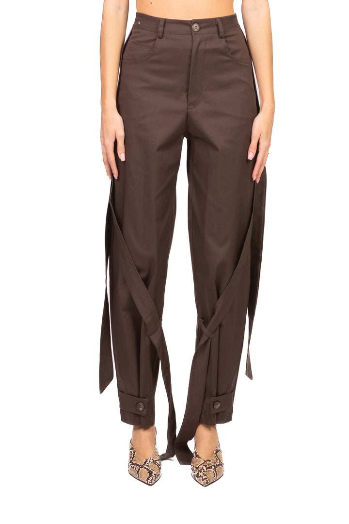 Vicolo - Pantalone gamba dritta con lacci Art. TAB1188