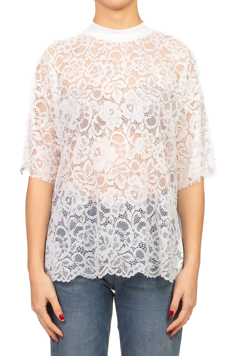 Have One - Blusa manica corta in pizzo Art. TFW-Q081