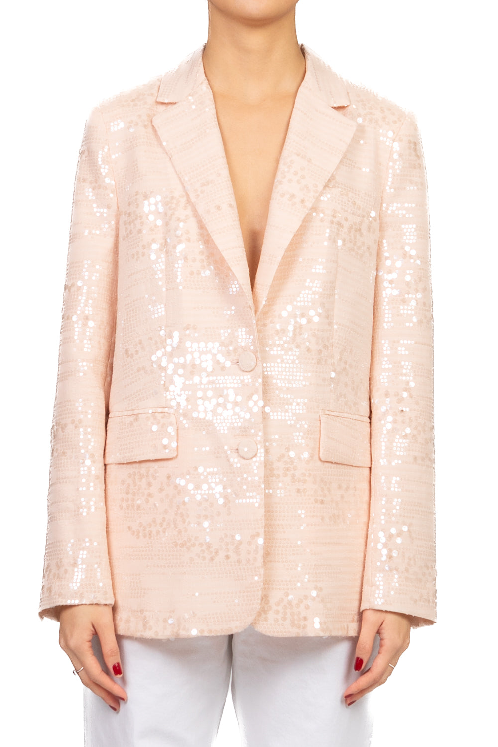 Imperial - Giacca over con micro paillettes Art. JAY0LFG