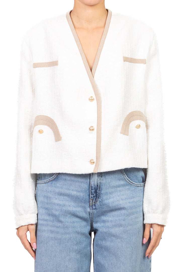 Tensione In - Giacca crop in bouclé Art. 38804