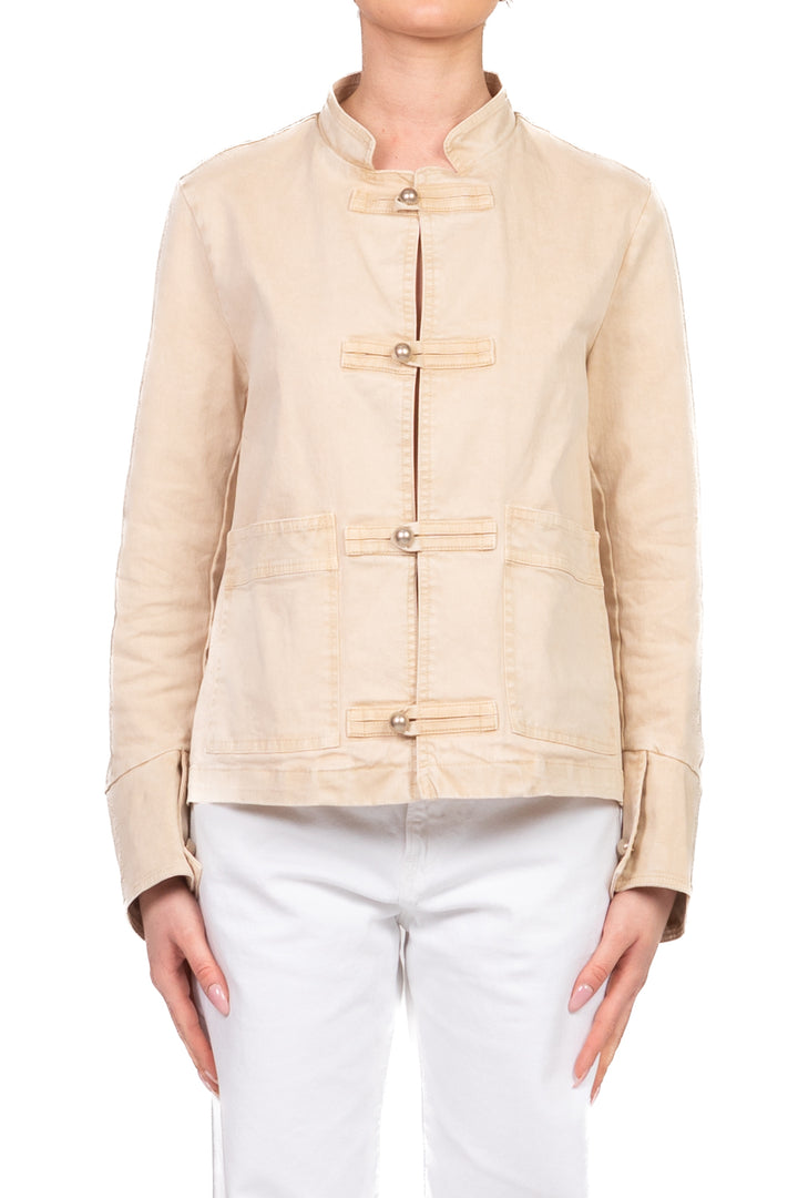 Tensione In - Giacca in denim con alamari Art. ED799