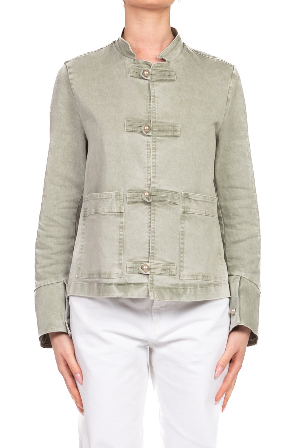 Tensione In - Giacca in denim con alamari Art. ED799