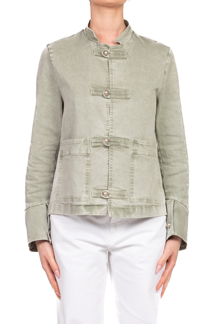 Tensione In - Giacca in denim con alamari Art. ED799