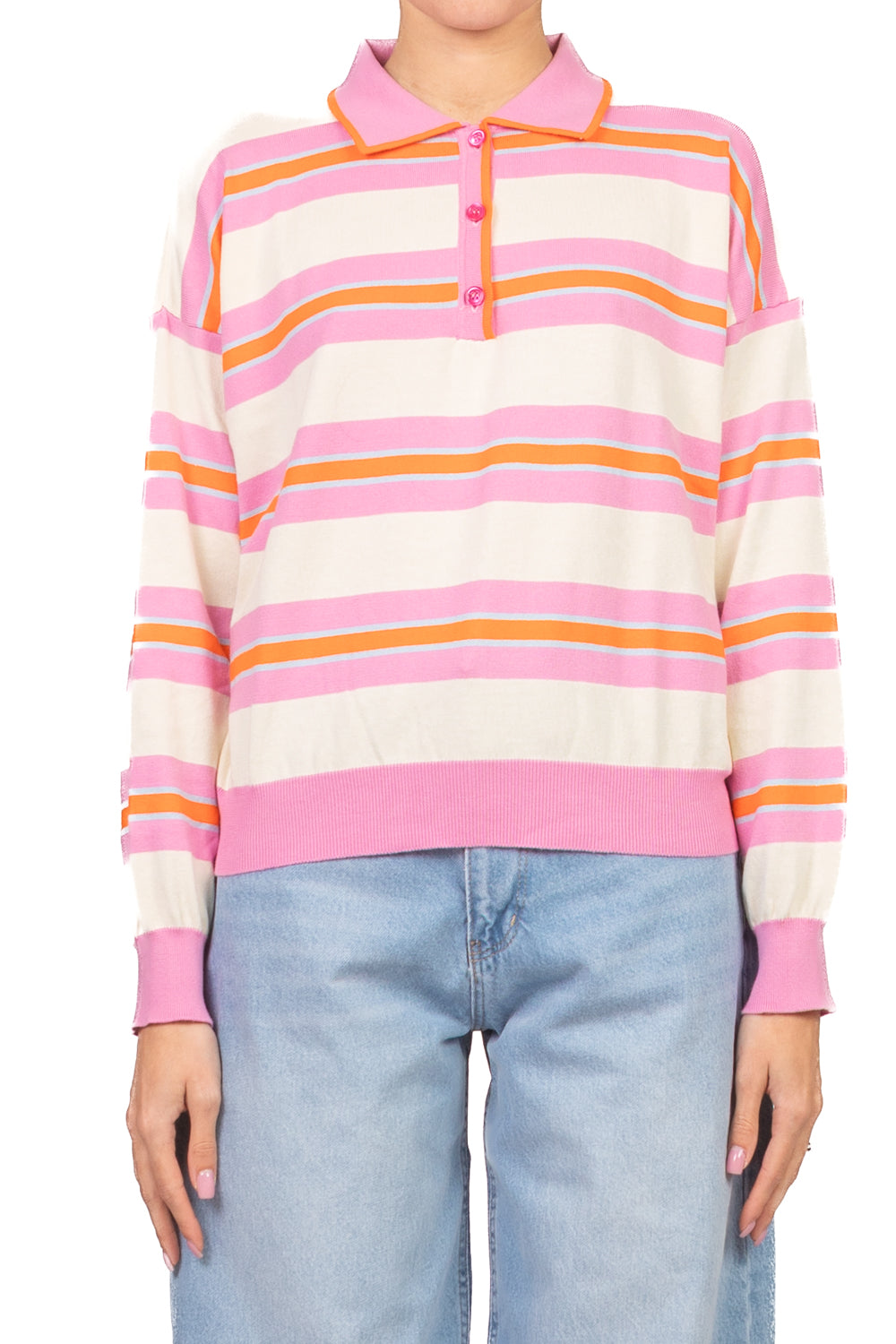 Vicolo - Maglia polo a righe Art. 2AB2139