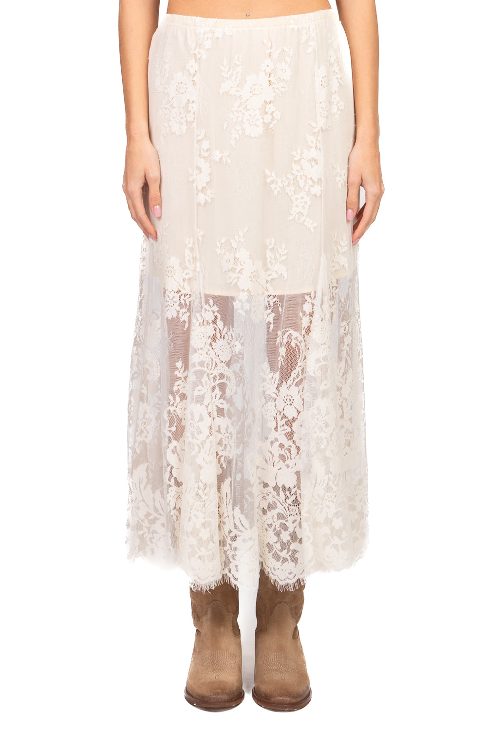 Tensione In - Gonna in pizzo Art. S26G737