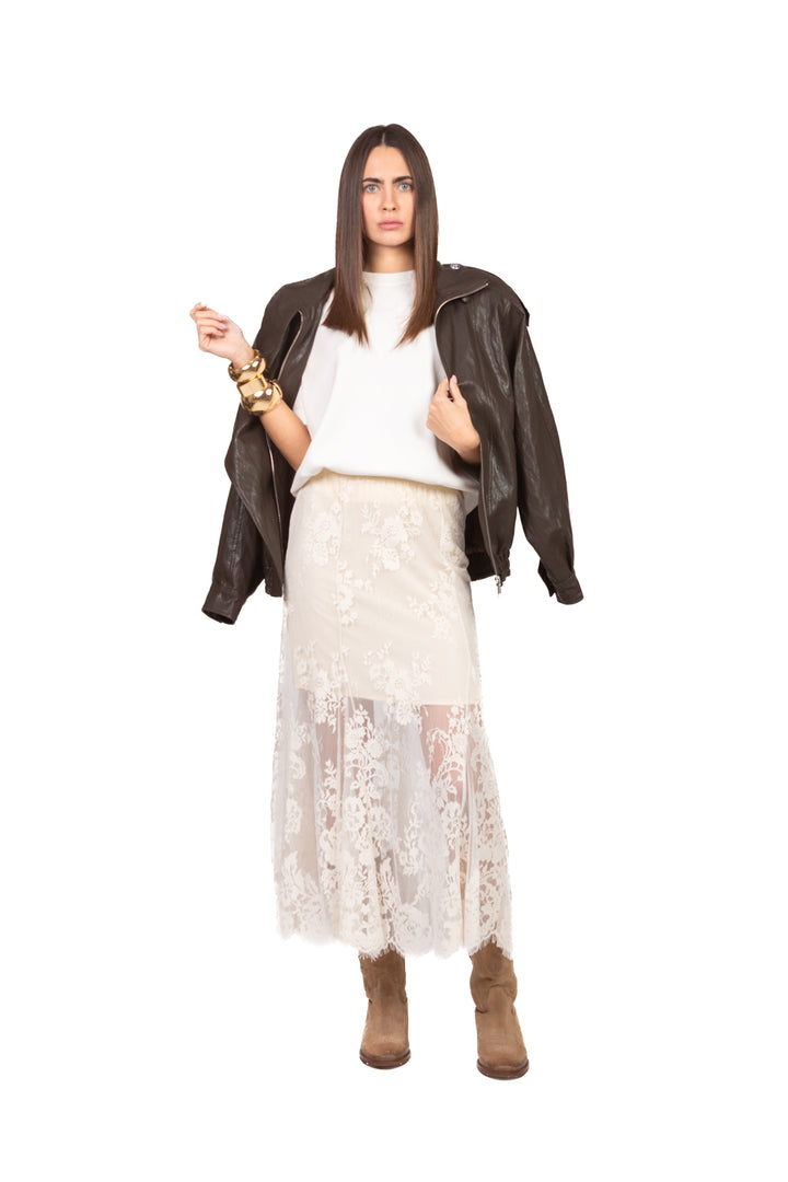 Tensione In - Gonna in pizzo Art. S26G737