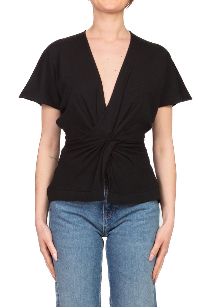 Kontatto - Maglia scollo v incrociata Art. 3M1609NI