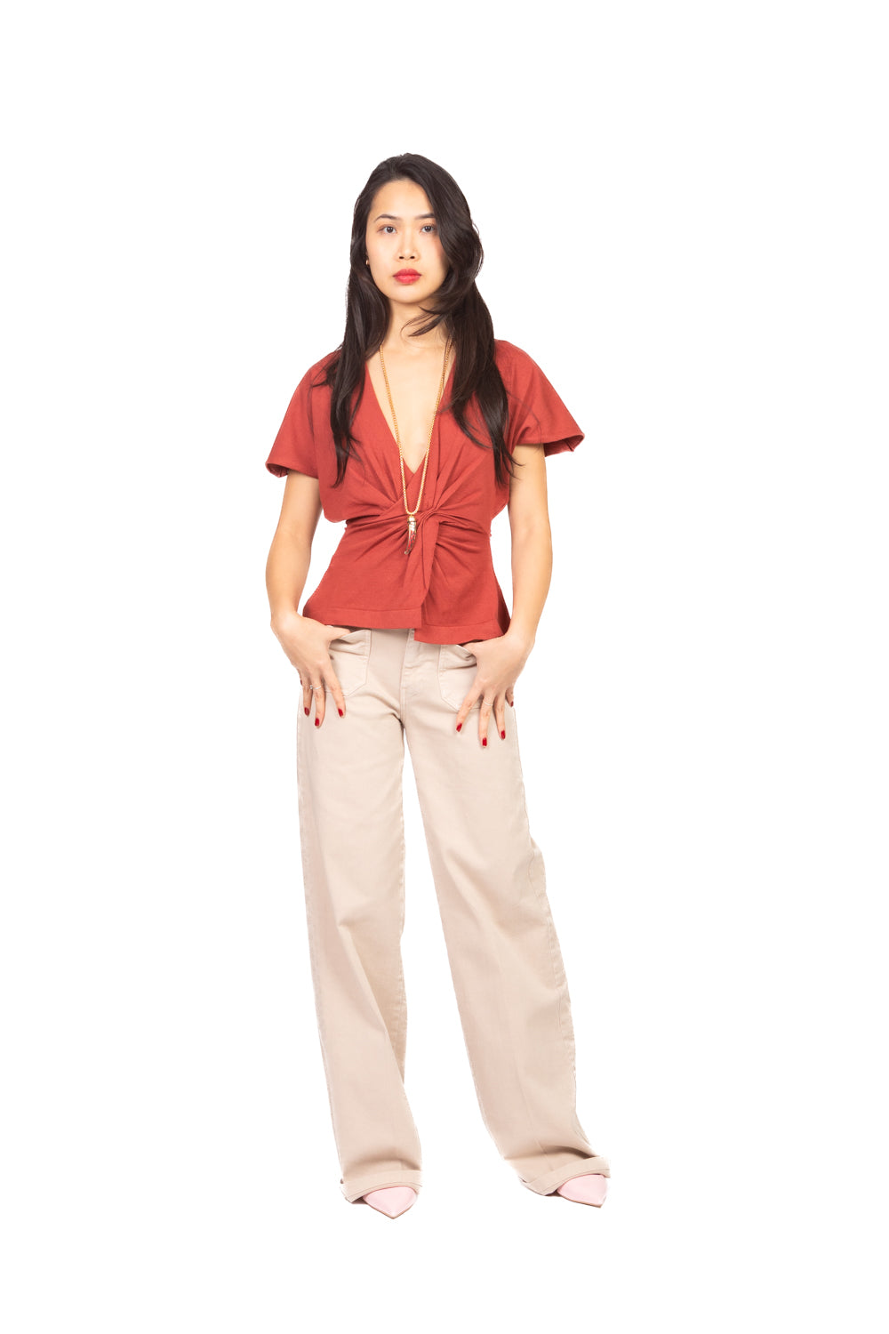 Kontatto - Maglia scollo v incrociata Art. 3M1609NI