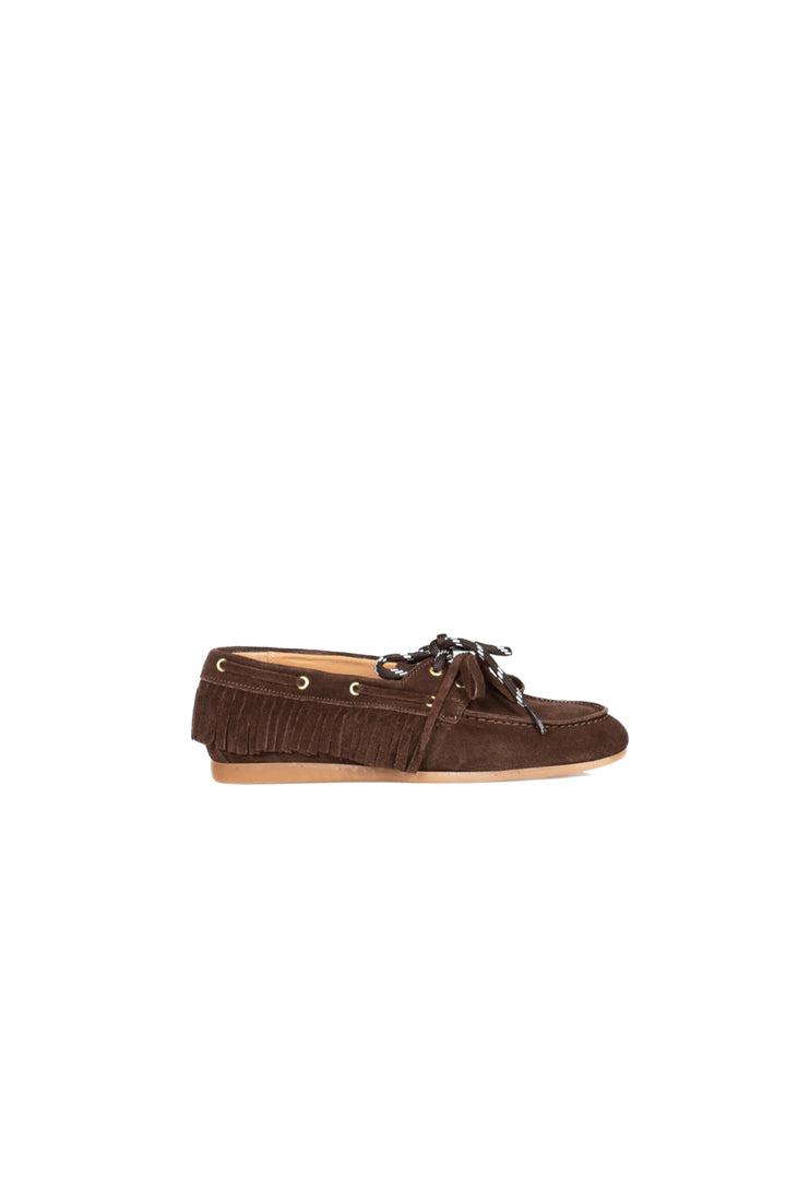 Ovyé - Mocassino scamosciato con frange Art. SM92