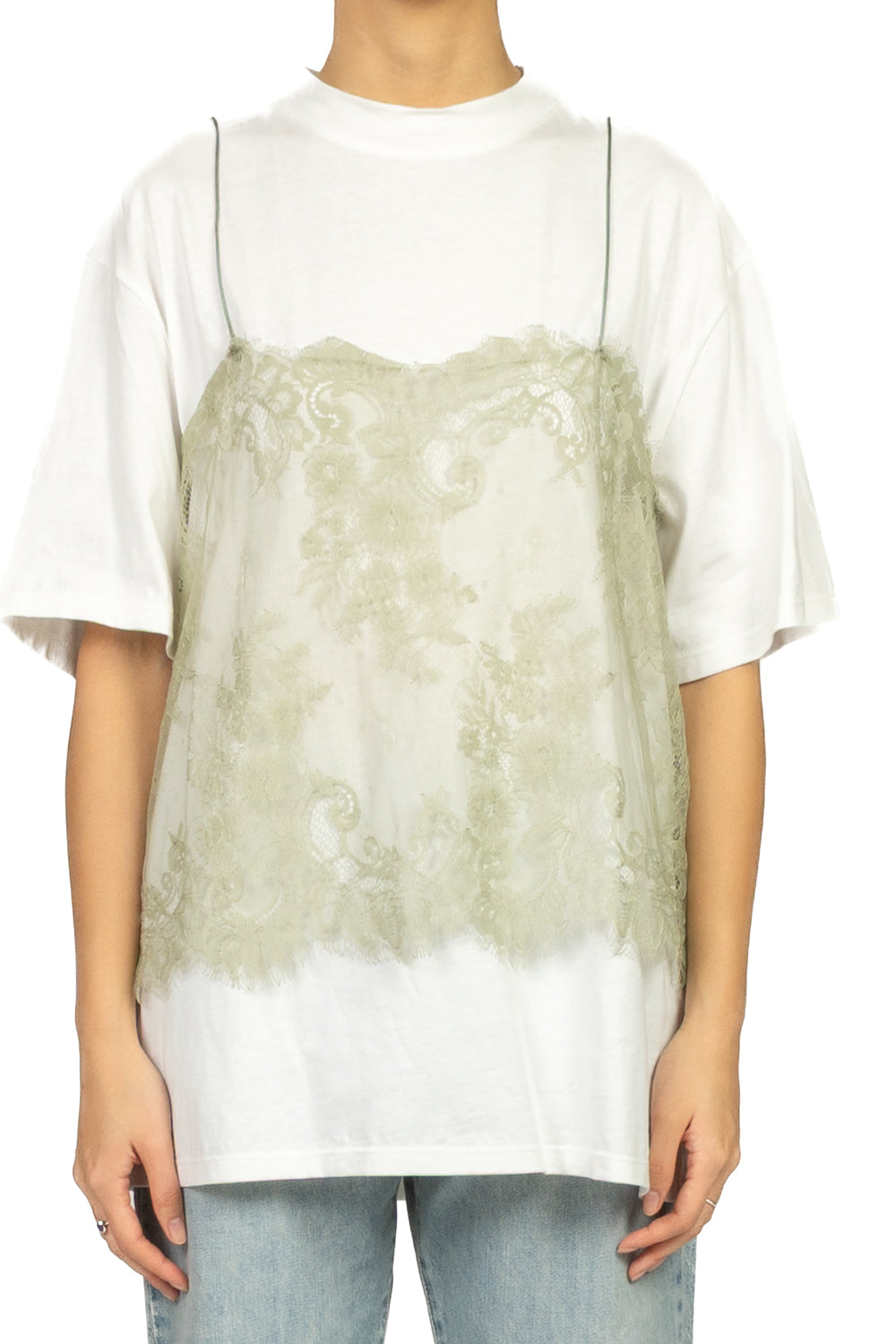 Tensione In - T-shirt con top pizzo Art. PE260052