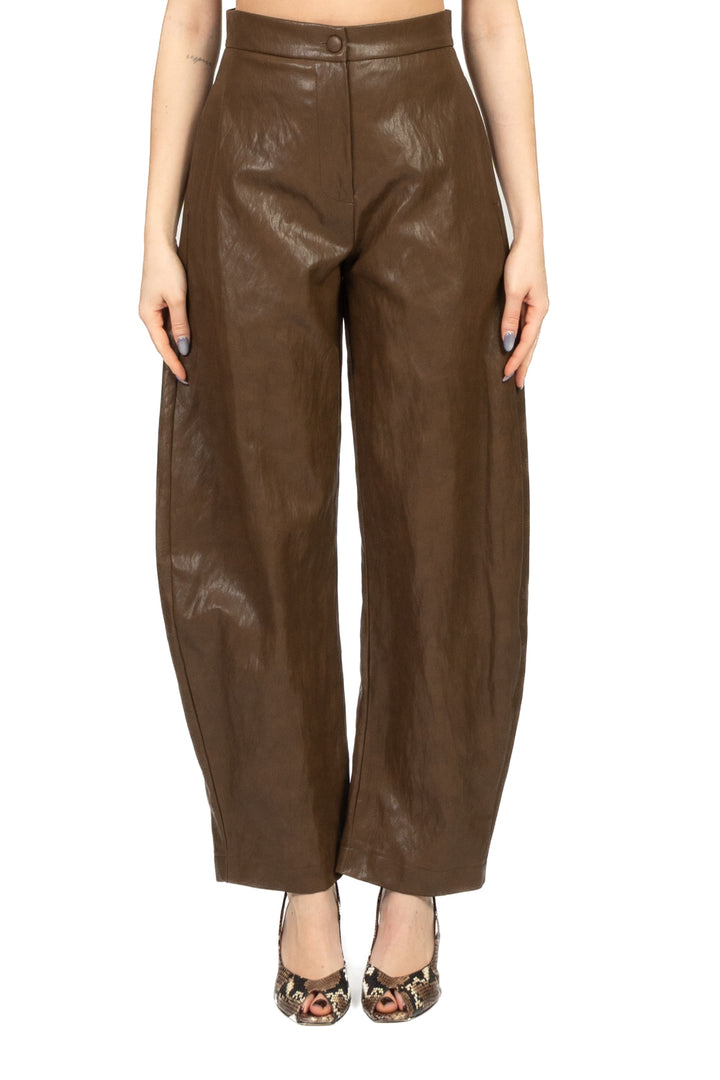 Vicolo - Pantalone barrel in ecopelle Art. TAB0278