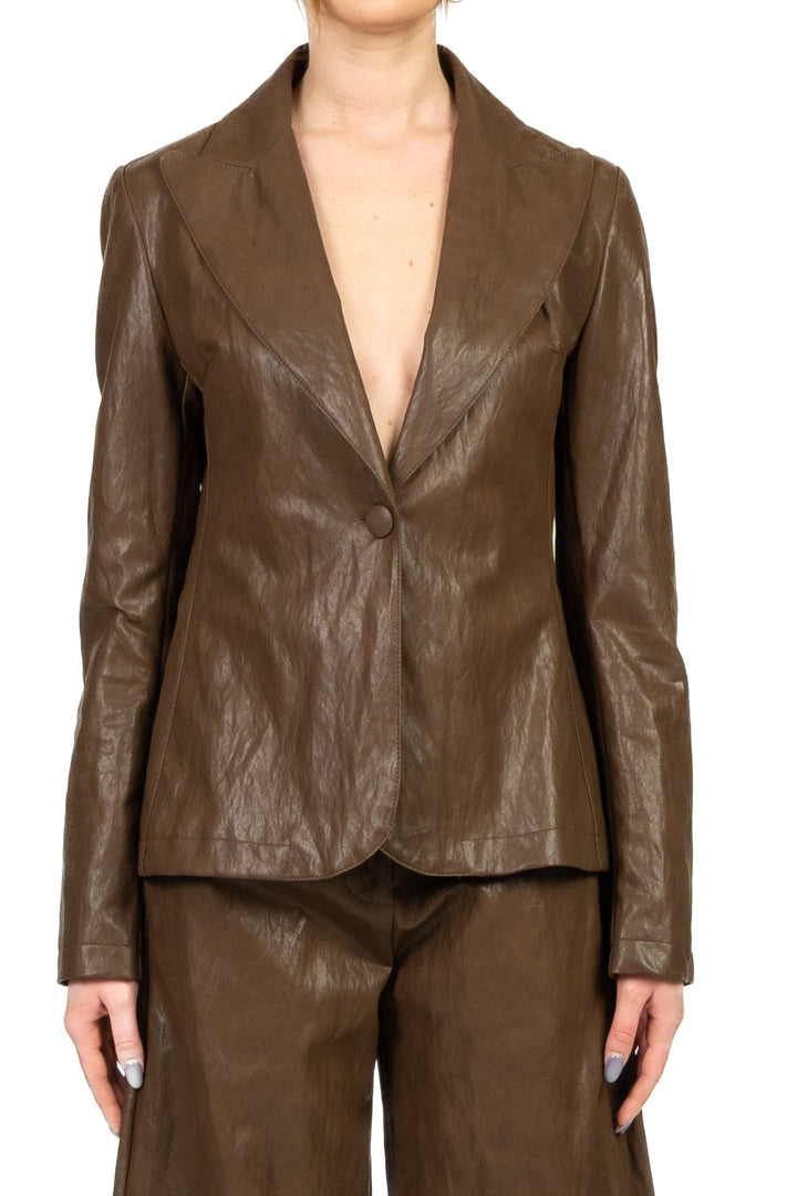 Vicolo - Giacca corta in ecopelle Art. TAB0276