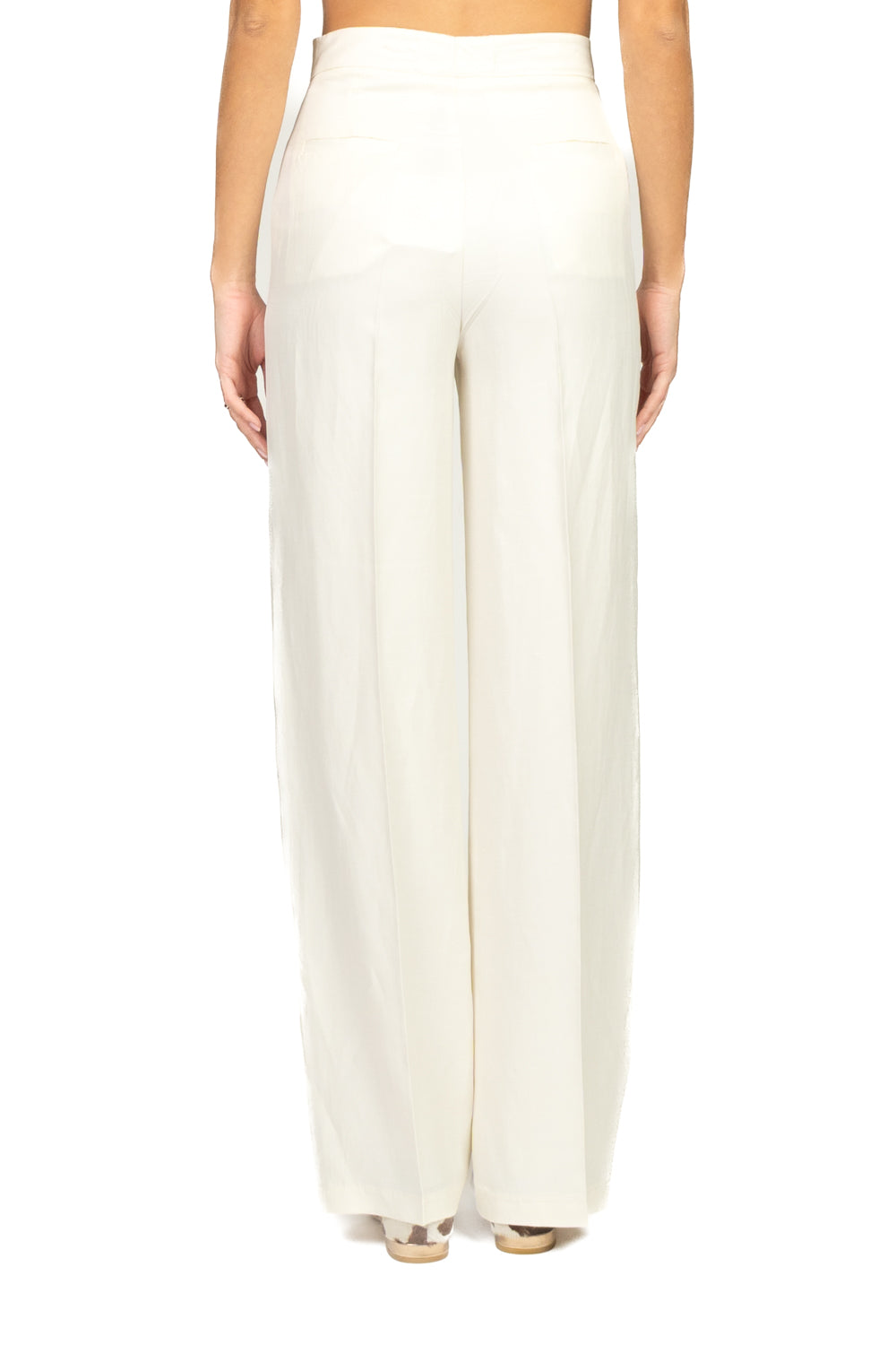 Vicolo - Pantalone palazzo misto lino Art. TAB0250