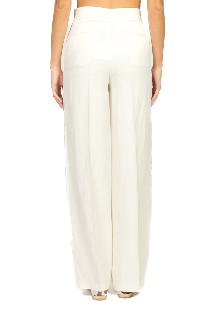 Vicolo - Pantalone palazzo misto lino Art. TAB0250