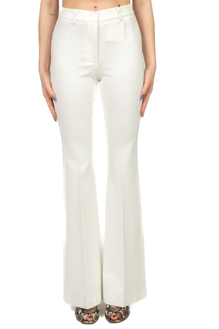 Vicolo - Pantalone a zampa punto milano   Art.TAB0261