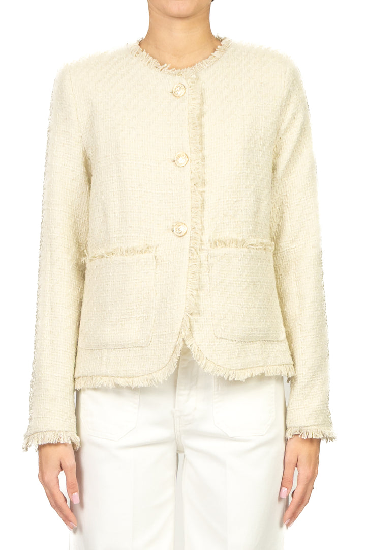 Tensione In - Giacca bouclè con bandana Art. 26B3798