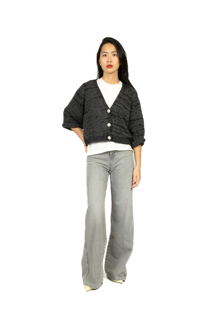 Have One - Cardigan filo lurex bottoni gioiello Art. JIT-Q008