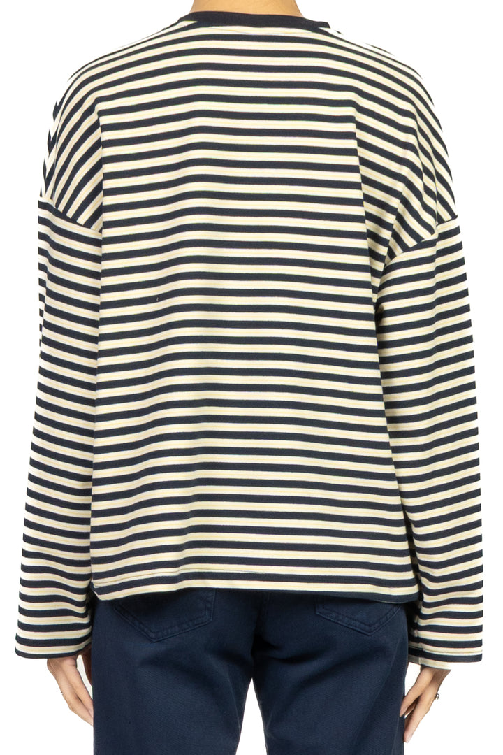 Tensione In - Felpa girocollo rigata Art. 26M3996