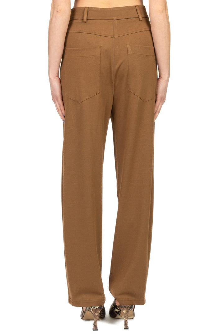 Tensione In - Pantalone barrel punto milano Art. 26P4002