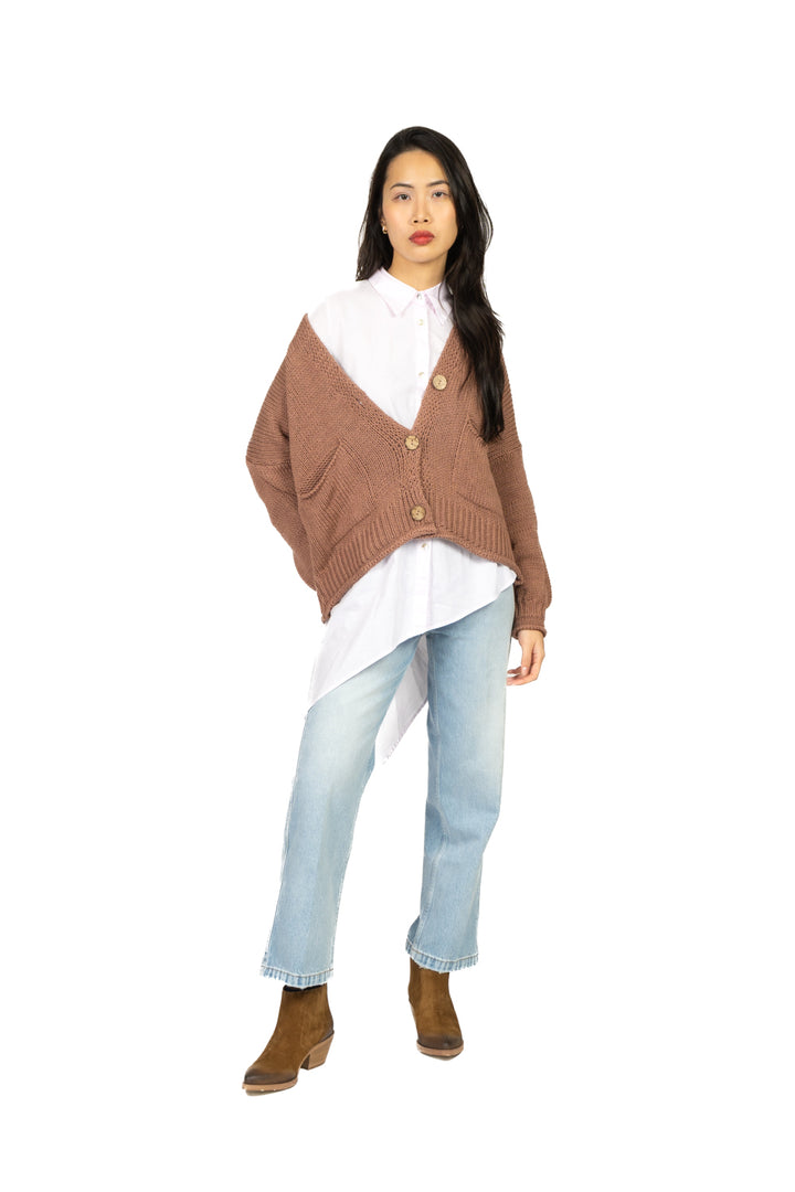 Have One - Cardigan over manica palloncino Art. JIT-Q007