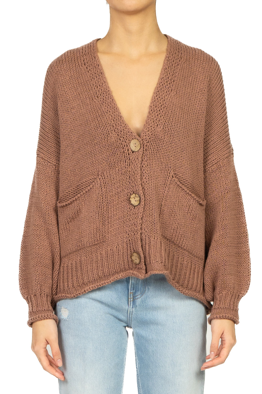 Have One - Cardigan over manica palloncino Art. JIT-Q007