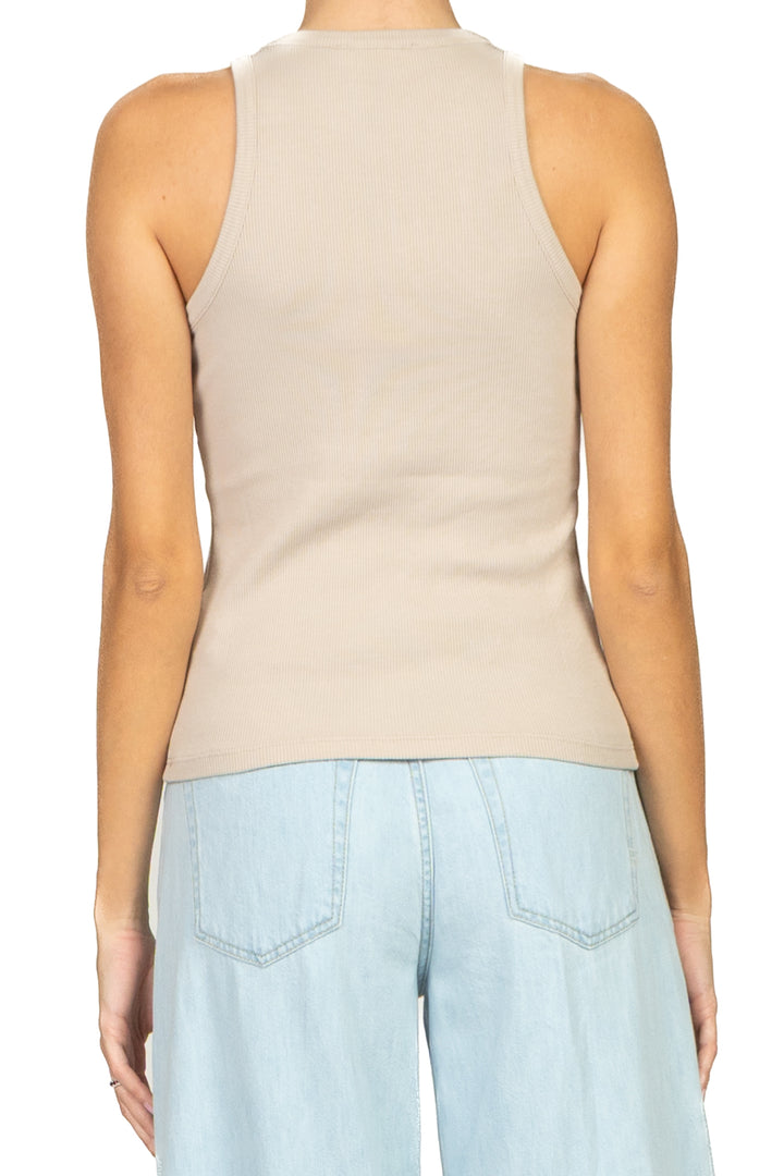 Vicolo - Canotta costine scollo vogatore Art. UAB0046