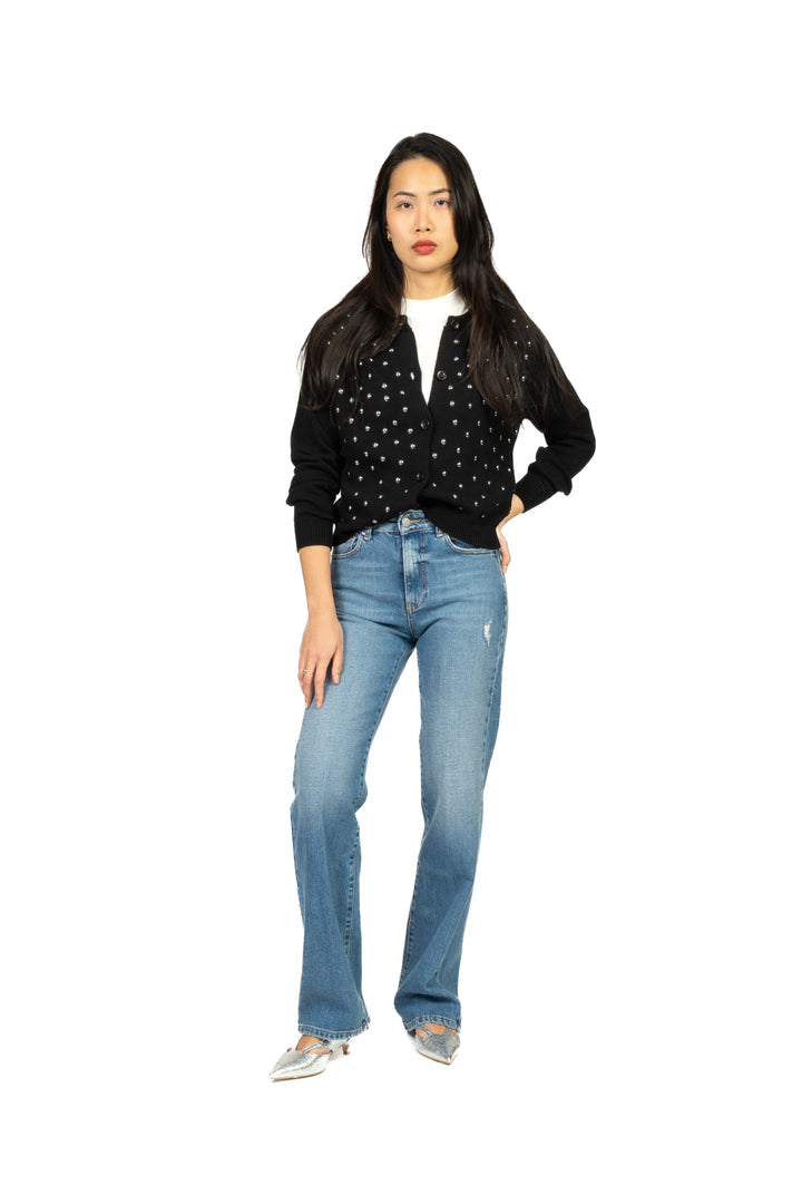 Vicolo - Cardigan con borchie Art. 7AB7039