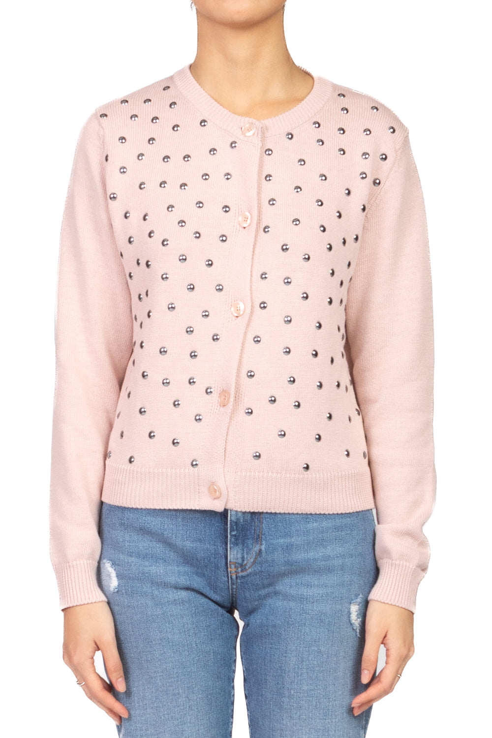 Vicolo - Cardigan con borchie Art. 7AB7039