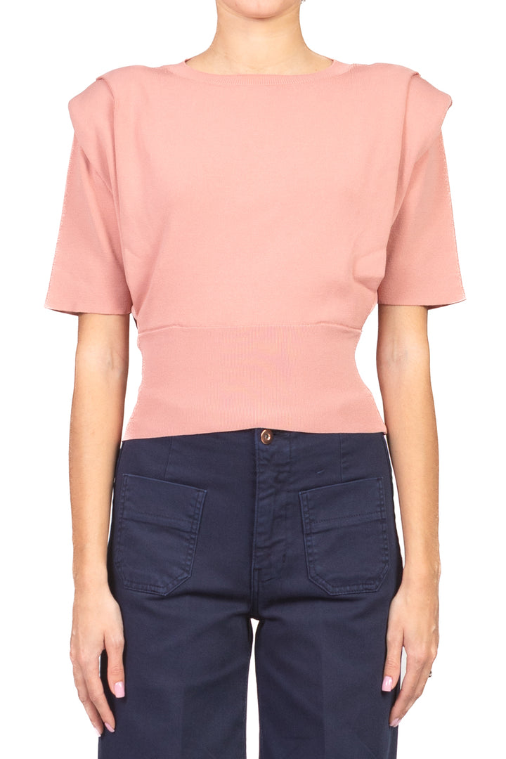 Vicolo - Maglia crop con spalline Art.4AB4007