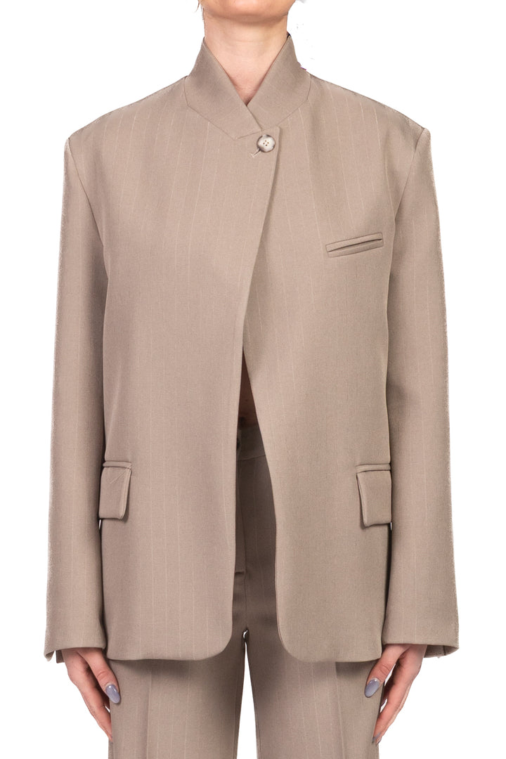 Vicolo - Giacca un bottone  gessata Art. TAB0887