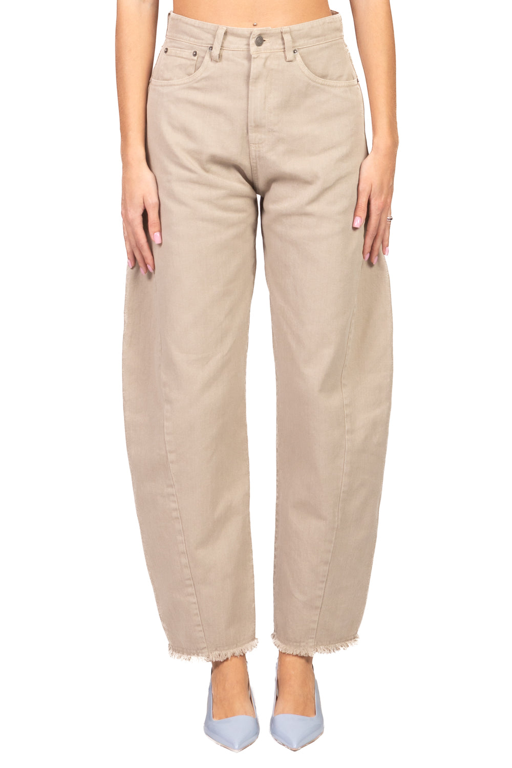 Tensione In - Jeans barrel sfrangiato Art. S26P287