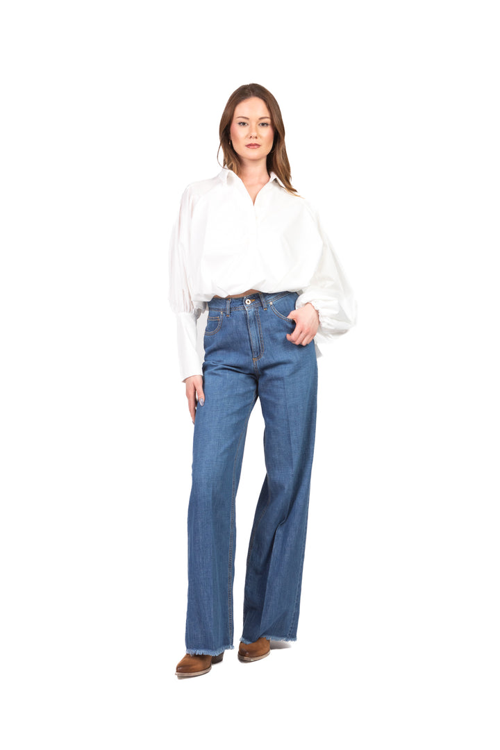 Dixie - Jeans ANNA dritto sfrangiato Art. P512A030A