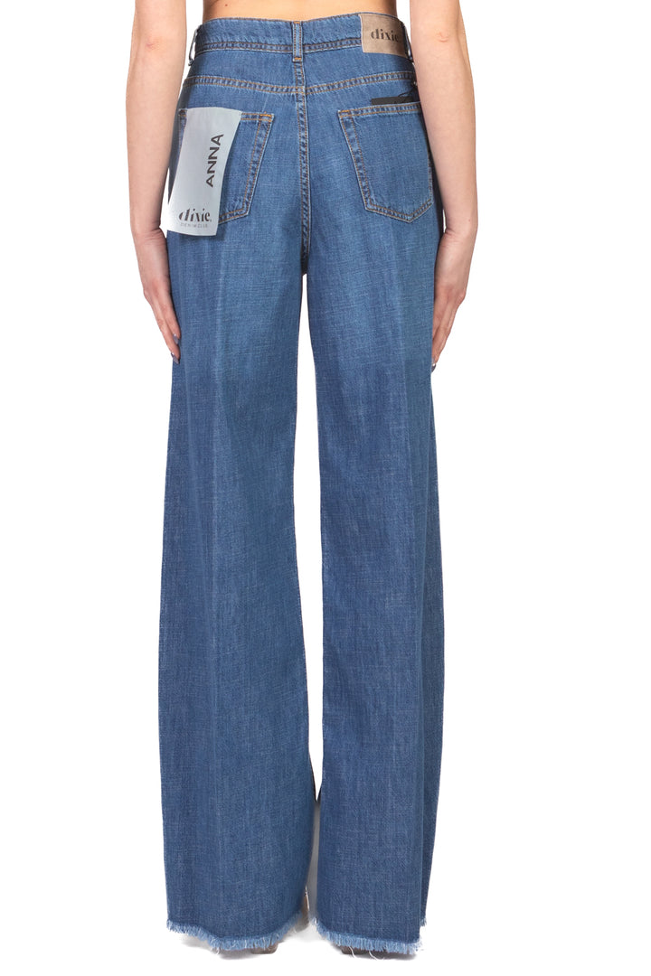 Dixie - Jeans ANNA dritto sfrangiato Art. P512A030A