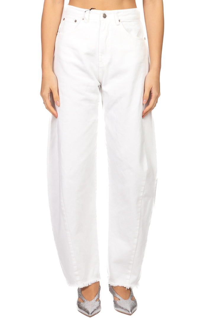 Tensione In - Jeans barrel sfrangiato Art. S26P287