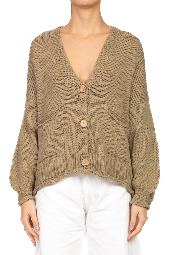 Have One - Cardigan over manica palloncino Art. JIT-Q007