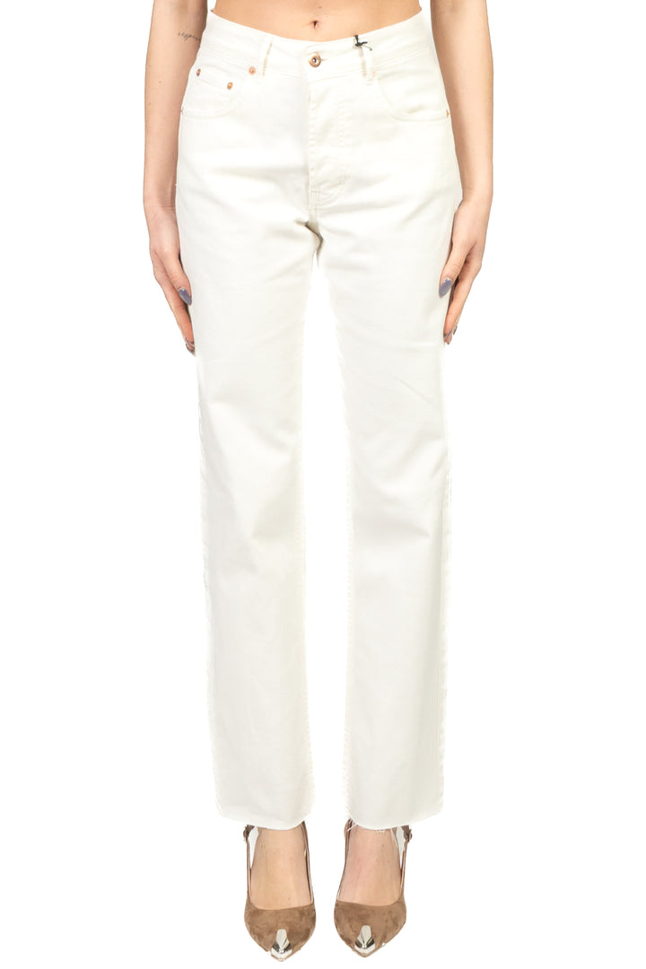 Tensione In - Jeans crop  taglio vivo (jeans della vita) Art. CJ12723