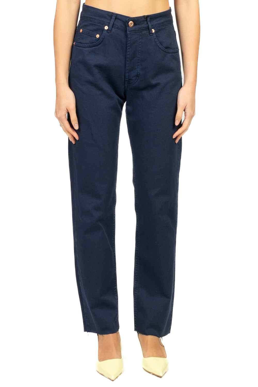 Tensione In - Jeans crop  taglio vivo (jeans della vita) Art. CJ12723