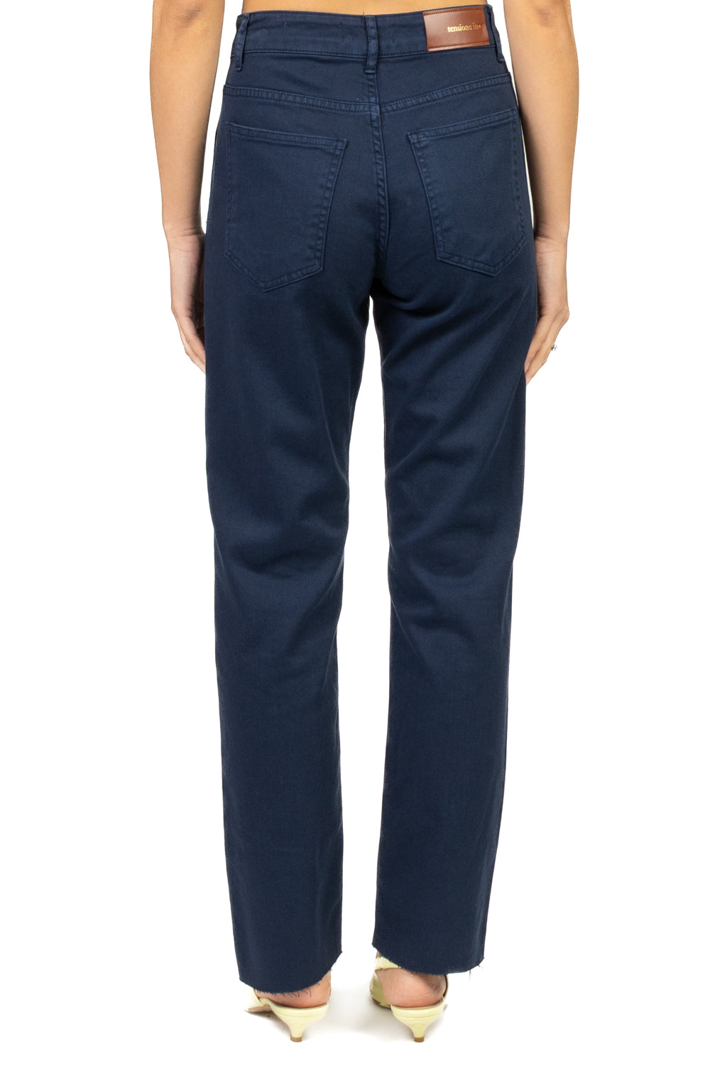 Tensione In - Jeans crop  taglio vivo (jeans della vita) Art. CJ12723