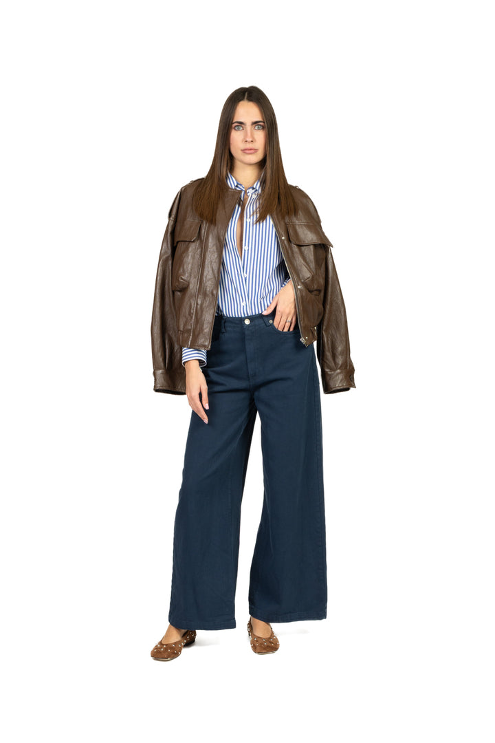 Vicolo - Bomber ecopelle con tasconi Art. TAB0358